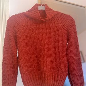Hippie Rose Rust Sweater XS